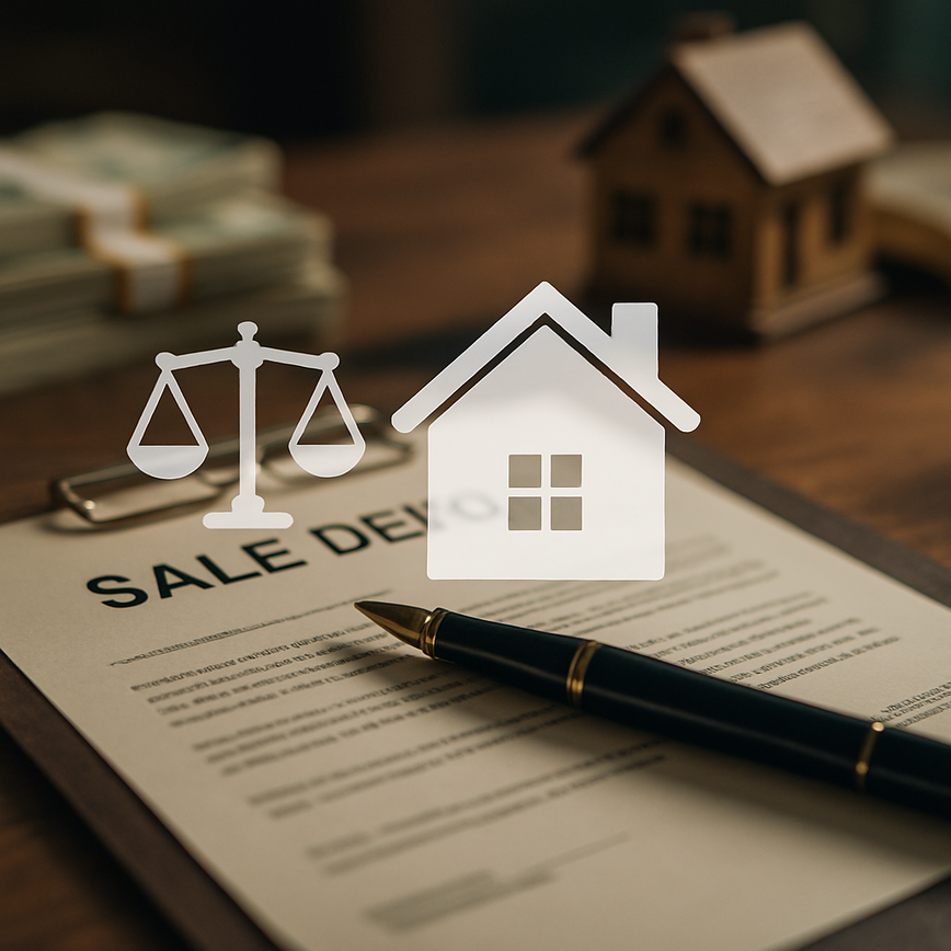 alt_text: Overview of sale deeds in property transactions, highlighting key components and legal aspects.