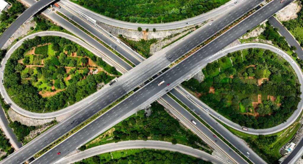 The Outer Ring Road (ORR) in Hyderabad showcasing world-class road infrastructure.