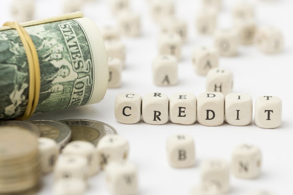Credit and loan analysis visualization showing financial leverage and repayment structure