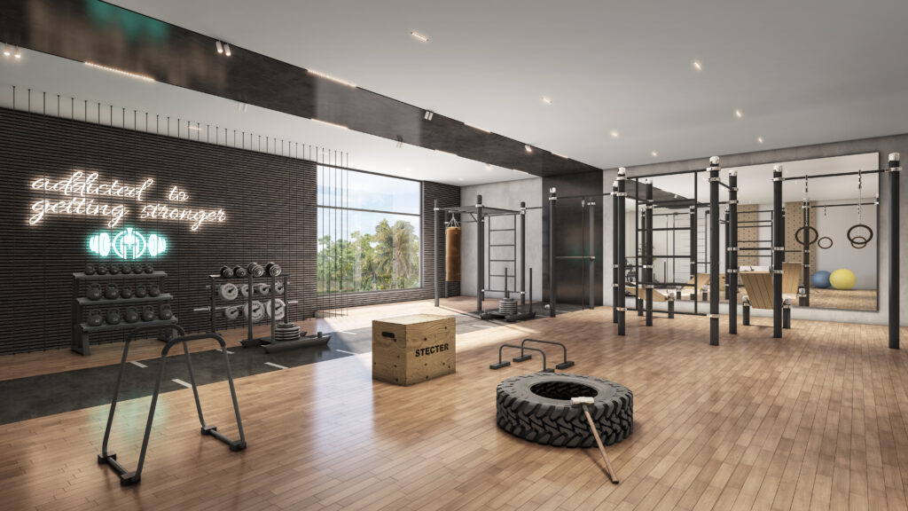 Residential apartment interior design emphasizing daylight access and cross-ventilation planning