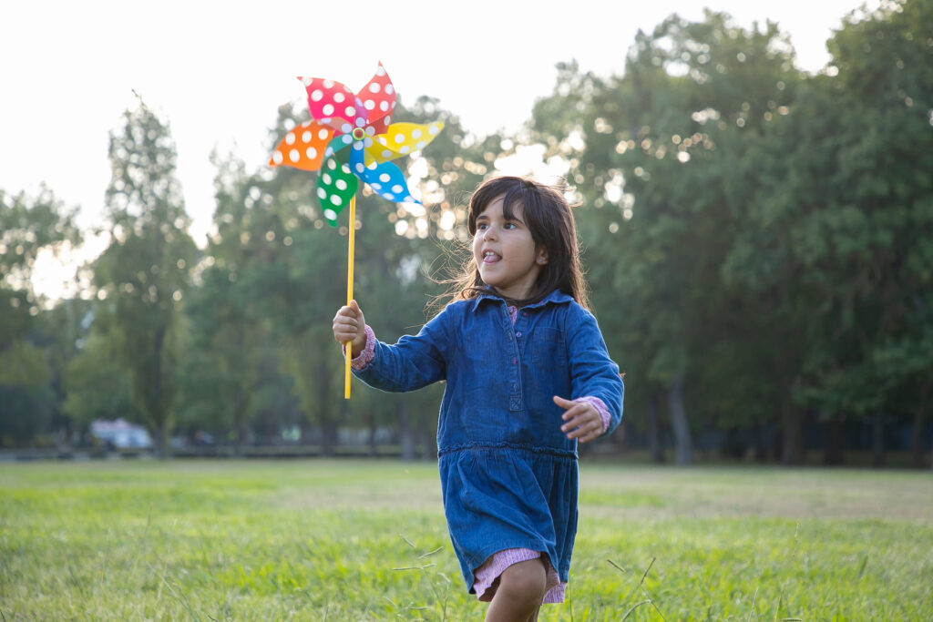 Residential community green space designed for recreation and family-friendly living
