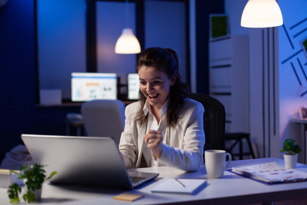 Professional workspace reflecting real estate sales, finance, or corporate decision-making