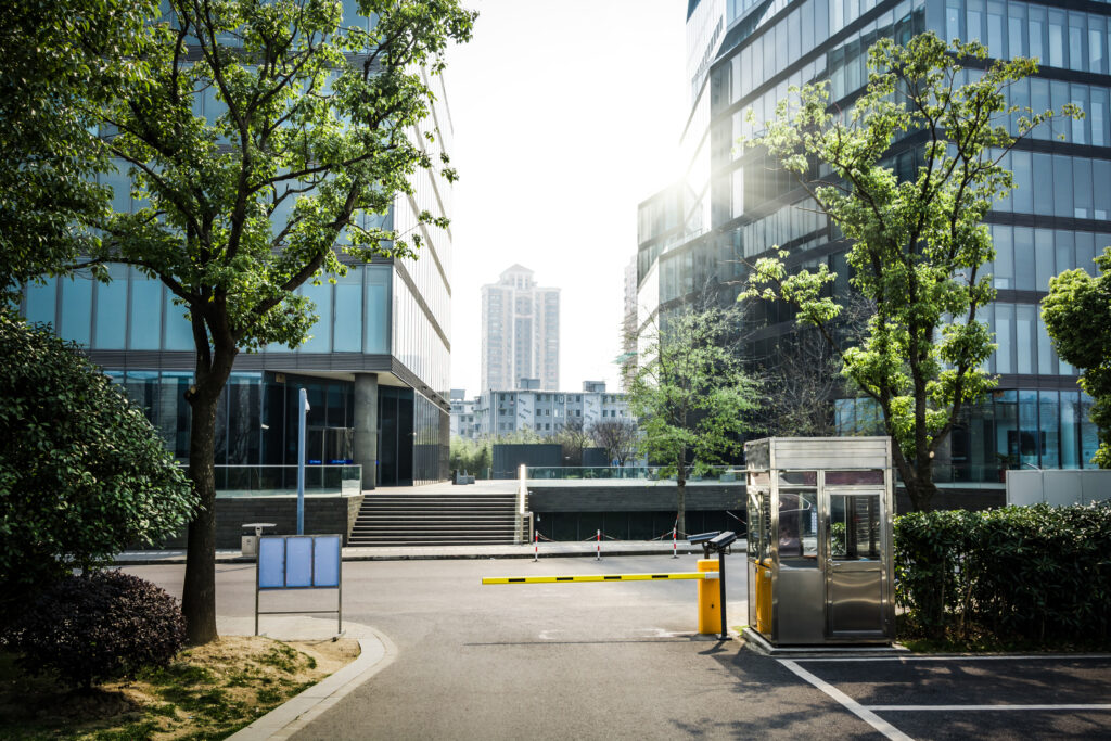 Entrance and landscaping at ASBL Springs, a prime investment project.