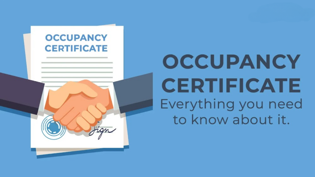 Occupancy Certificate legal compliance document for completed real estate development