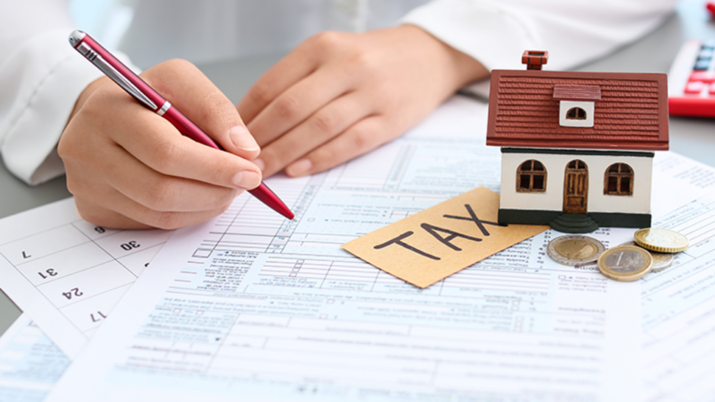 Property taxation concept showing real estate tax obligations and compliance