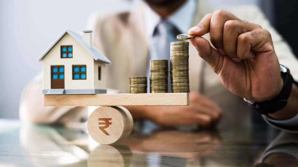 illustrating NRE, NRO, and FCNR accounts used for property transactions.