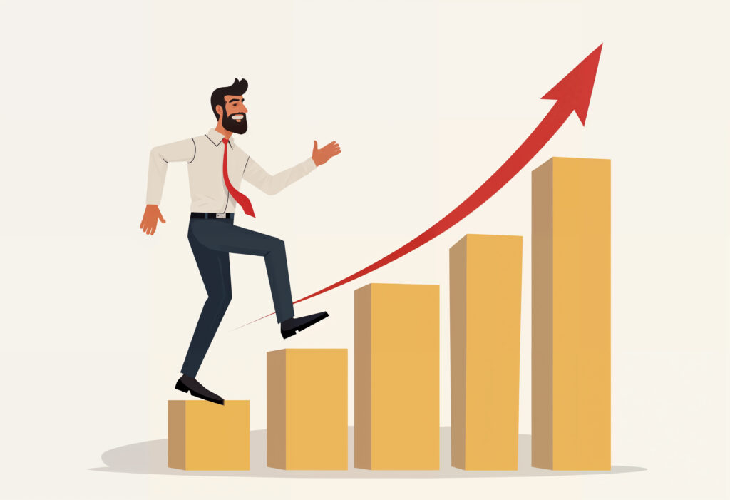 Real estate investment growth showing capital appreciation and asset value increase