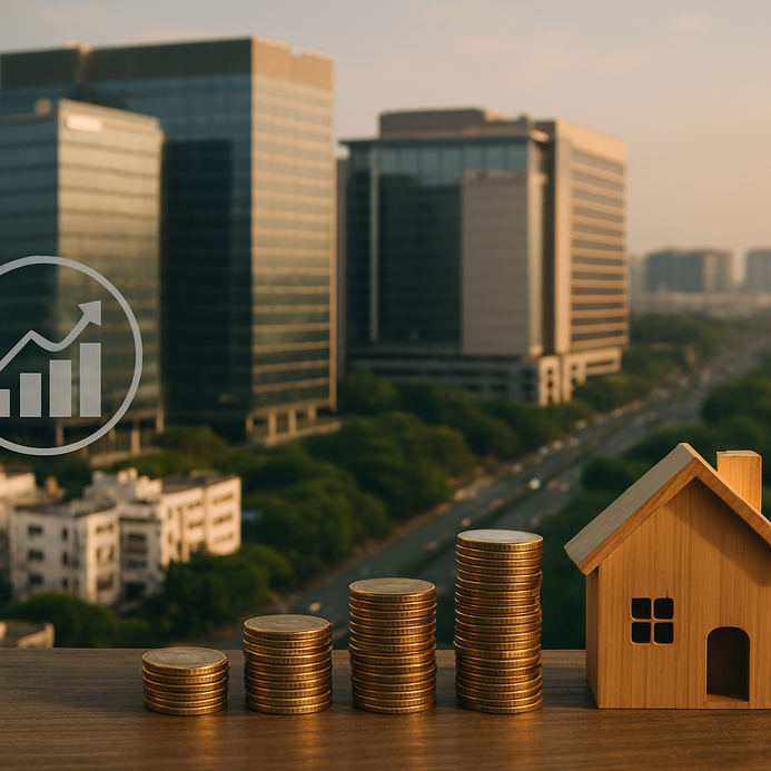 Financial District Hyderabad showing IT-led real estate growth and housing demand